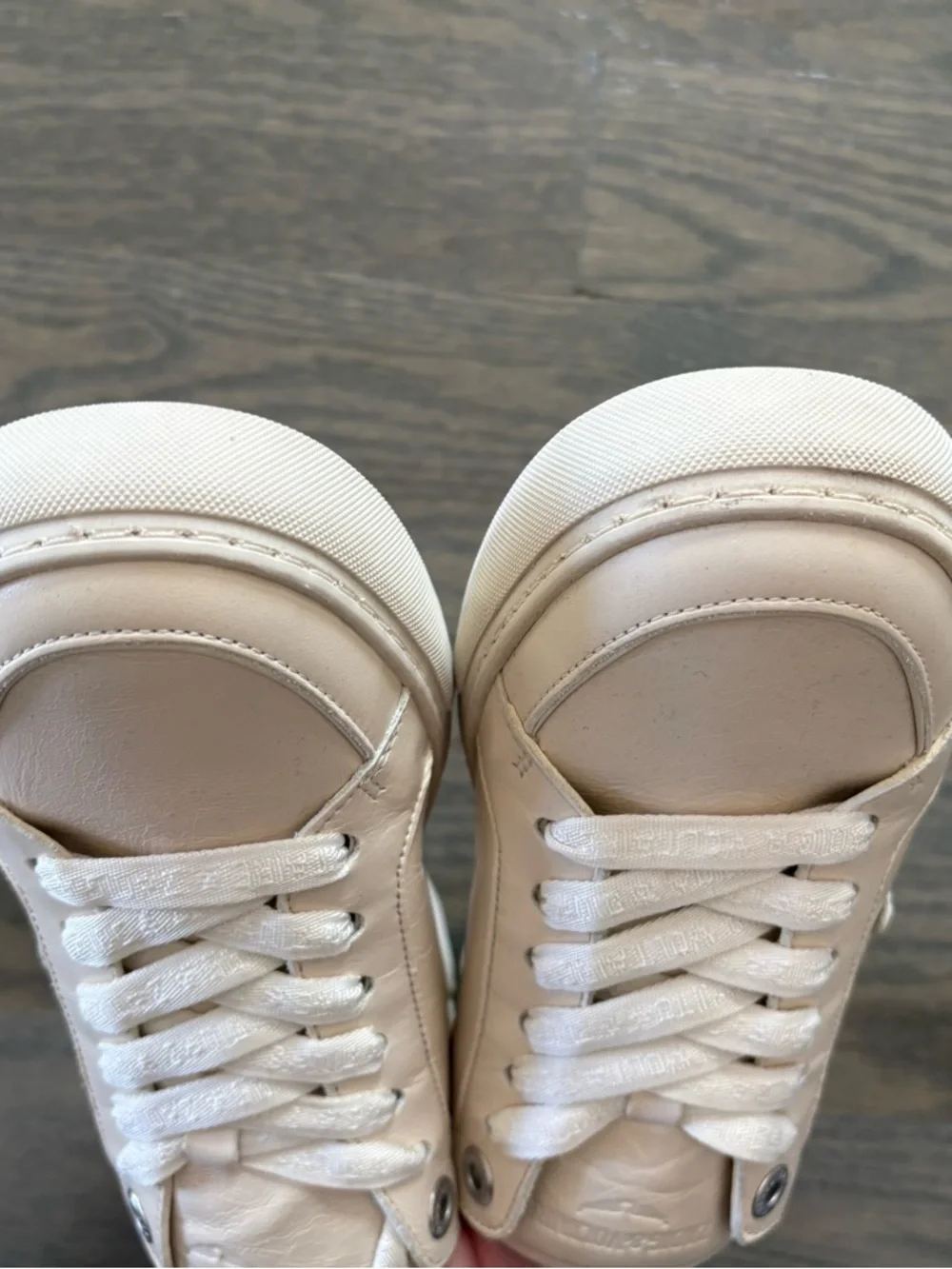 NWT ZADIG & VOLTAIRE 100% cow leather low-top fly on sneakers - Picture 11 of 14